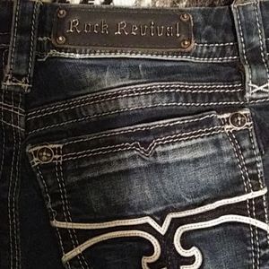 Rock Revival Skinny Jeans 16×30